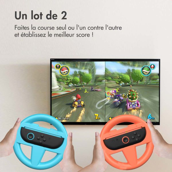 imoshion Volants Joy-Con Nintendo Switch 2 – Set de 2 – Bleu / Rouge