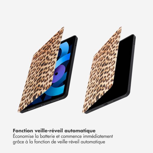 Selencia Coque tablette Vivid Apple iPad Air 11 pouces (2026) M4 / (2025) M3 / (2024) M2 / Air 5 (2022) / Air 4 (2020) - Wild Leo