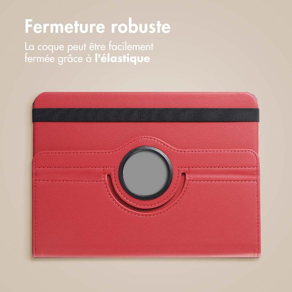 imoshion Coque tablette rotatif à 360° Samsung Galaxy Tab A9 Plus - Rouge foncé