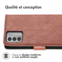 imoshion Étui de télephone portefeuille de luxe Nokia G42 - Marron