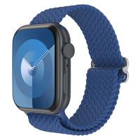 imoshion Bracelet nylon tissé Apple Watch | 44/45/46/49 mm - Bleu foncé