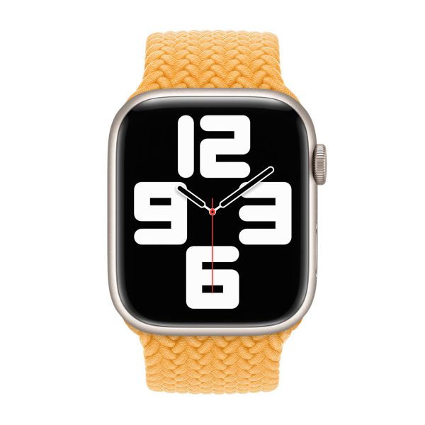 Apple Bracelet Solo tressé Apple Watch | 38/40/41/42 mm - Taille 7 - Maize