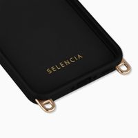 Selencia Coque arrière Rivièra avec MagSafe avec crochets amovibles Samsung Galaxy A37 (5G) - Velvet Black