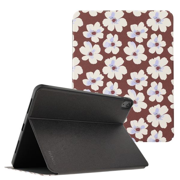 Selencia Coque tablette Vivid Apple iPad 11 (2025) 11 pouces A16 / iPad 10 (2022) 10.9 pouces - Choco Flower Pop