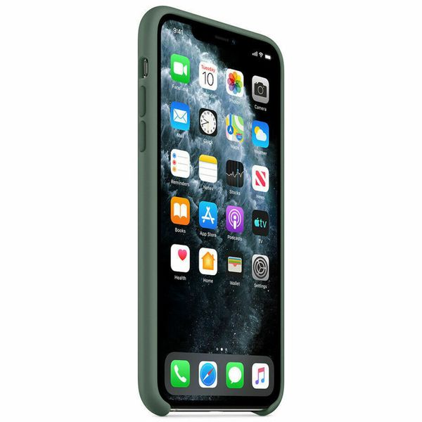 Apple Coque en silicone Apple iPhone 11 Pro - Pine Green