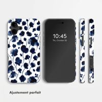 Selencia Coque arrière Vivid avec MagSafe Apple iPhone 16 - Midnight Blossom