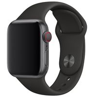 Apple Bracelet Sport Apple Watch | 38/40/41/42 mm - Taille S/M/L - Noir