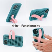 Callbuddy Coque avec strap Apple iPhone 17e / 16e / 15 / 14 / 13 - Miami Vice