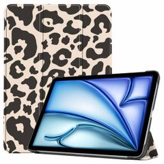 imoshion Coque tablette Design Trifold Apple iPad Air 13 pouces (2026) M4 / (2025) M3 / (2024) M2 - Leopard