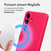 imoshion Coque Couleur avec MagSafe Samsung Galaxy S25 - Neon Pink