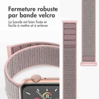 imoshion Bracelet en nylon Apple Watch | 44/45/46/49 mm - Sand Pink