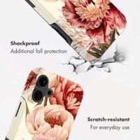 Selencia Coque arrière Vivid avec MagSafe Apple iPhone 16 - Vintage Peony