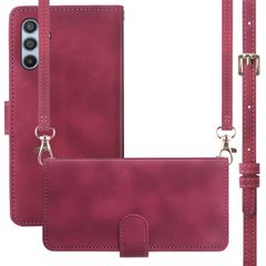 imoshion Etui de télephone portefeuille avec cordon Samsung Galaxy A54 (5G) - Rouge