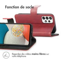 imoshion Étui de télephone portefeuille de luxe Samsung Galaxy A53 - Rouge