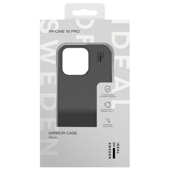 iDeal of Sweden Coque miroir Apple iPhone 16 Pro - Mirror Black