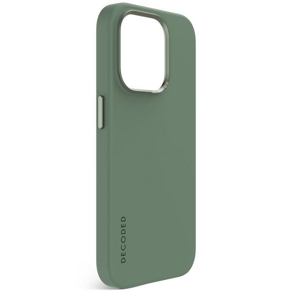 Decoded Coque en silicone MagSafe Apple iPhone 15 Pro Max - Sage Leaf Green