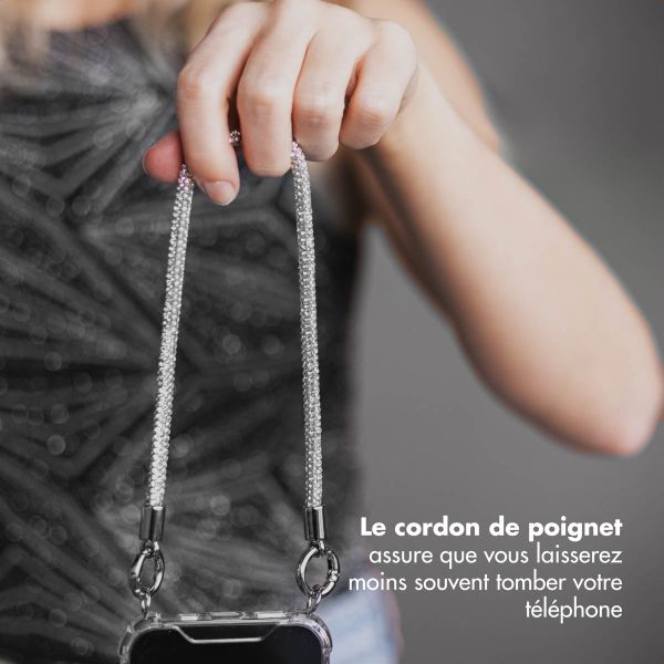 imoshion Set de cordons pour téléphone avec paillettes - Argent