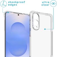 imoshion Coque arrière transparente avec cordon Samsung Galaxy S25 Edge - Noir