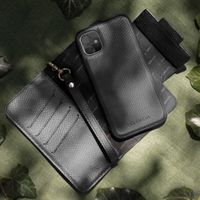 Selencia Etui portefeuille serpent amovible 2-en-1 Llyr Samsung Galaxy S21 Plus - Noir