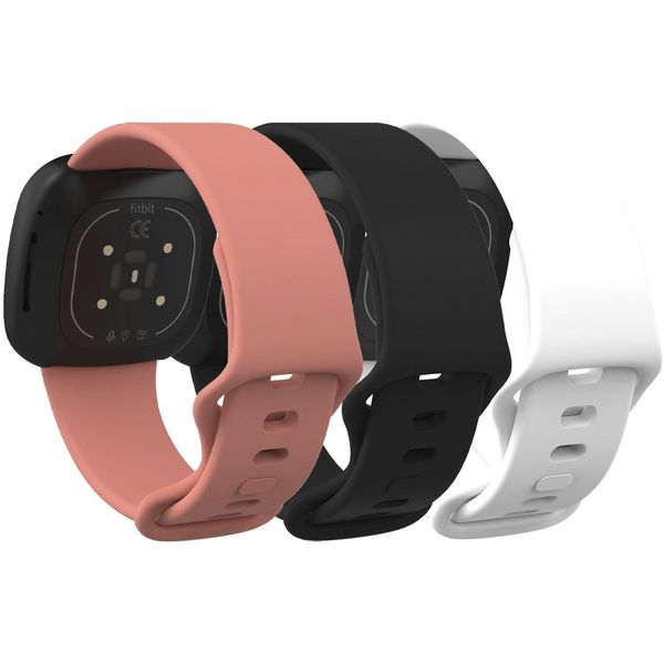 imoshion Bracelet silicone multipack Fitbit Versa 4 / 3 / Sense (2) - Multicolore