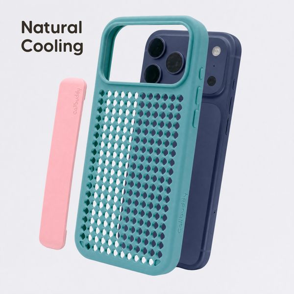 Callbuddy Coque avec strap Apple iPhone 17 Pro Max - Miami Vice