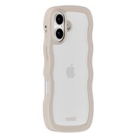 Holdit Coque Wavy Apple iPhone 17 - Transparent / Light Beige