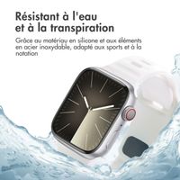 imoshion Bracelet Active Sport en silicone Apple Watch | 44/45/46/49 mm - Blanc