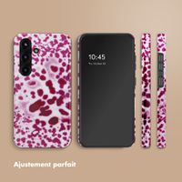 Selencia Coque arrière Vivid avec MagSafe Samsung Galaxy S25 - Cosmic Orchid