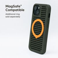 Callbuddy Coque avec strap Apple iPhone 17e / 16e / 15 / 14 / 13 - Camo Orange