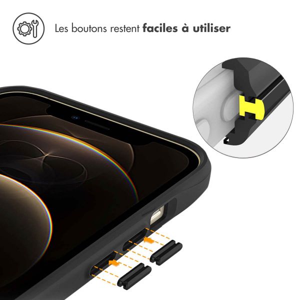 imoshion Rugged Hybrid Carbon Case Apple iPhone 12 Pro Max - Noir