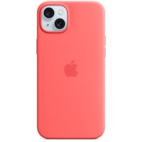 Apple Coque en silicone MagSafe Apple iPhone 15 Plus - Guava