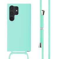 imoshion Coque en silicone avec cordon Samsung Galaxy S24 Ultra - Vert menthe