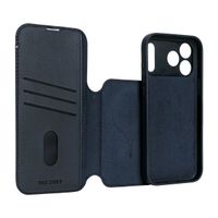 Decoded Portefeuille détachable 2 en 1 en cuir MagSafe Apple iPhone 17 Pro - Navy Shadow