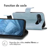 imoshion Étui de télephone portefeuille de luxe Google Pixel 9 Pro XL - Bleu clair