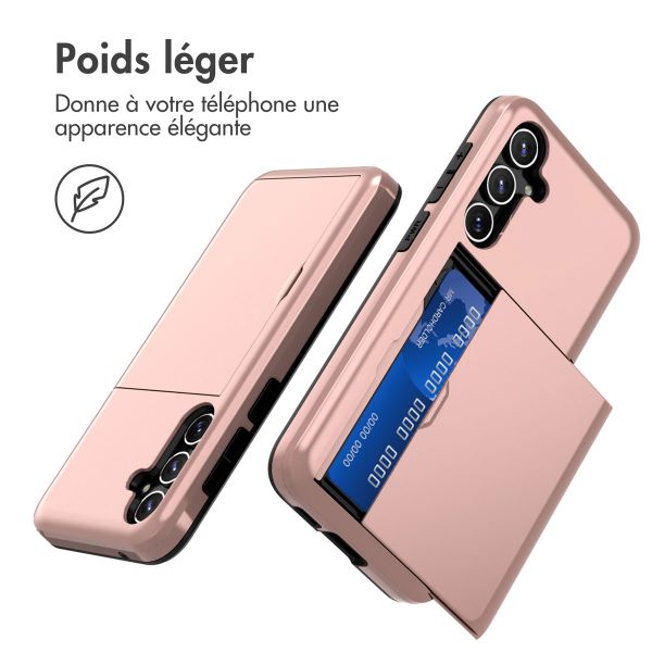 imoshion Coque arrière avec porte-cartes Samsung Galaxy S23 FE - Rose Doré