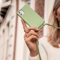 imoshion Coque de couleur avec cordon amovible Apple iPhone 11 - Vert