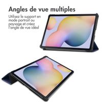 imoshion Coque tablette Trifold Samsung Galaxy Tab S8 Plus / S7 Plus / S7 FE 5G - Bleu foncé