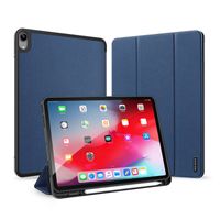 Dux Ducis Coque tablette Domo Apple iPad Air 11 pouces (2026) M4 / (2025) M3 / (2024) M2 / Air 5 (2022) / Air 4 (2020) - Bleu foncé