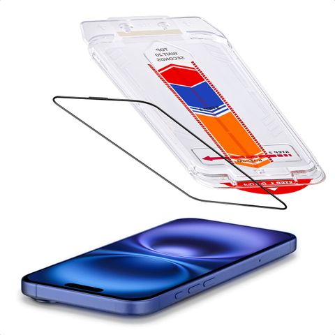Accezz Protecteur d'écran en verre trempé + Applicateur Apple iPhone 16 Plus / 15 Plus