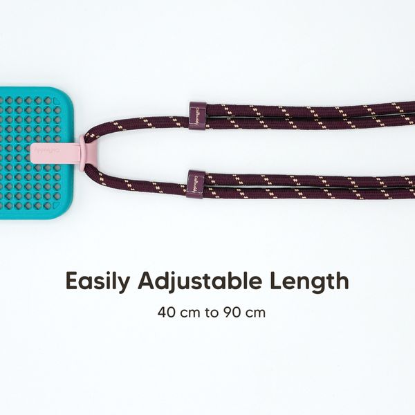 Callbuddy Lanyard - Cordon pour téléphone - Burgundy Pink