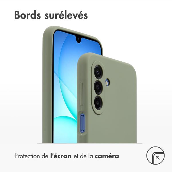 Accezz Coque Liquid Silicone Samsung Galaxy A17 (5G) / (4G) - Cooper Green