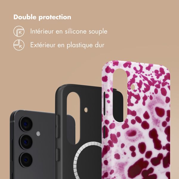 Selencia Coque arrière Vivid avec MagSafe Samsung Galaxy S24 - Cosmic Orchid