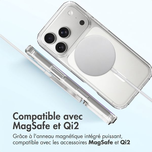 Accezz Coque arrière Xtreme Impact avec MagSafe Apple iPhone 18 Pro / 17 Pro - Transparent