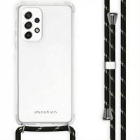 imoshion Coque arrière transparente avec cordon Samsung Galaxy A33 - Noir & Doré