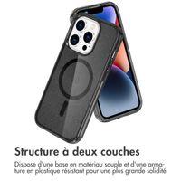 imoshion Coque Pailletée avec MagSafe Apple iPhone 14 Pro - Glitter Noir