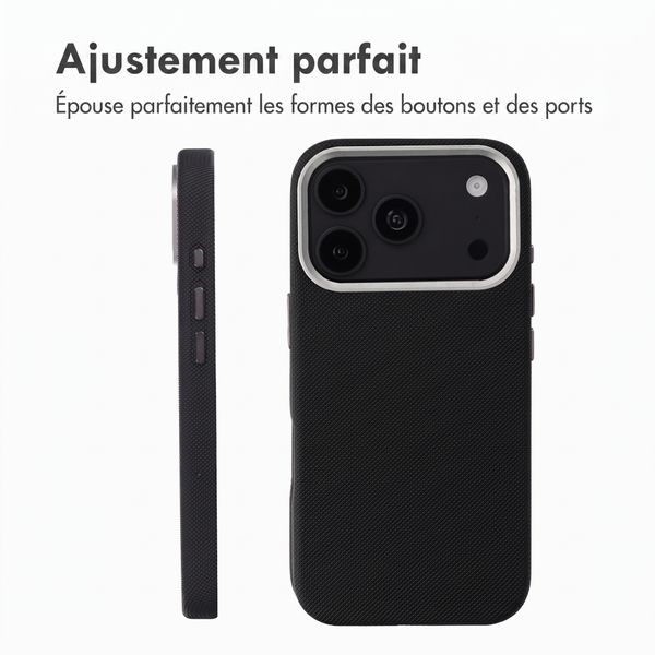Accezz Coque arrière Mesh avec MagSafe Apple iPhone 17 Pro Max - Noir