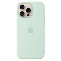 Apple Coque en silicone MagSafe Apple iPhone 16 Pro Max - Aquamarine