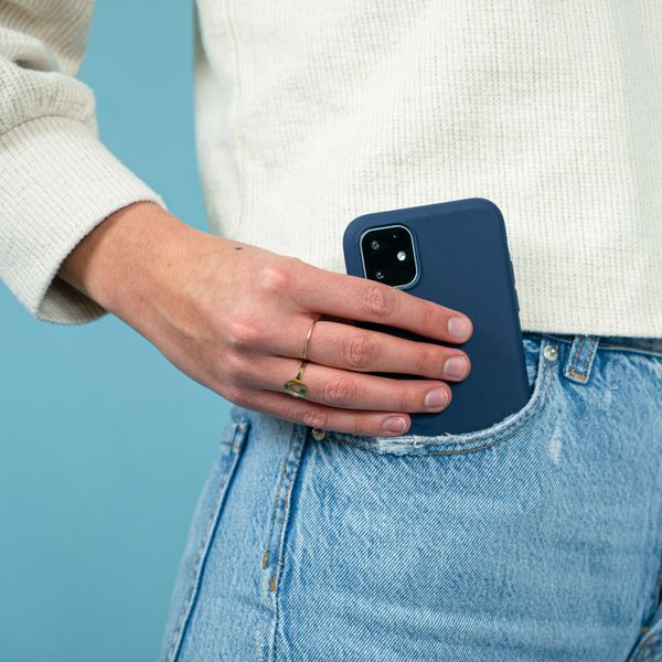 imoshion Coque Couleur Apple iPhone 11 Pro - Bleu foncé