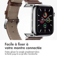 imoshion Bracelet cuir crocodile Apple Watch | 38/40/41/42 mm - Marron