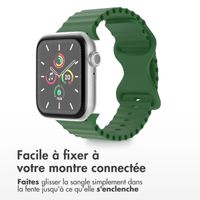 imoshion Bracelet Athletic en silicone Apple Watch | 44/45/46/49 mm - Vert foncé